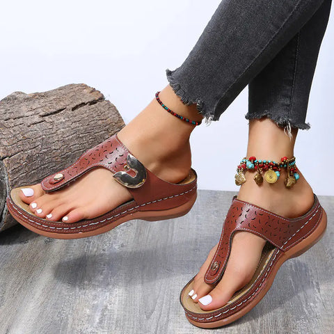 Hollow Out Rome Style Sandals for Women
