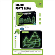 Kids' Fort Building Kit – DIY 3D Construction Set for Tents, Castles, and Playhouses