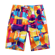 Quick-Drying Plus Size Men's Beach Pants (Five-Point)