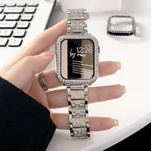 Apple Watch Case with Double Row Diamonds (iWatch SE)