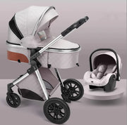 Stylish High View Stroller - Lightweight Folding Design