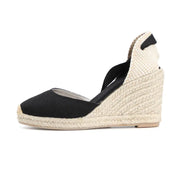 Hemp Rope Wedge Sandals with Baotou Linen - Ultimate Comfort & Sustainable Fashion