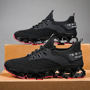 All-Matching Plus Size Breathable Flying Woven Running Casual Shoes