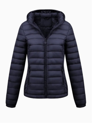 Women's Lightweight Hooded Winter Jacket