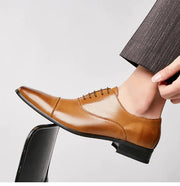 Men's Casual Leather Business Single Shoes