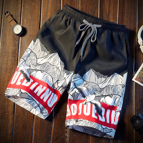 K167 Summer Casual Beach Shorts for Men and Couples