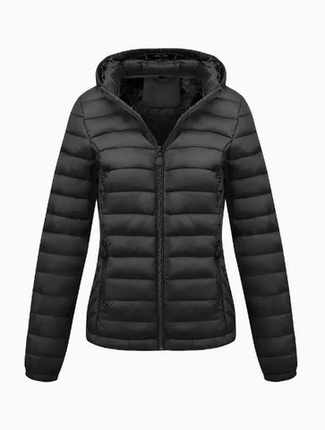 Women's Lightweight Hooded Winter Jacket