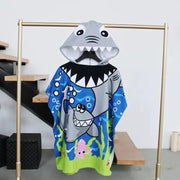 Hooded Bath Towel Cape for Kids - Absorbent and Fun