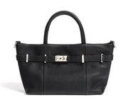 Layer Cowhide Lychee Pattern Handbag Simple Commute All-match Shoulder Messenger Horizontal Birkin Bag