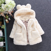 Girl's Fur Coat for Autumn and Winter