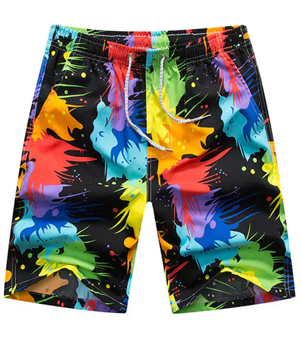 Quick-Drying Plus Size Men's Beach Pants (Five-Point)