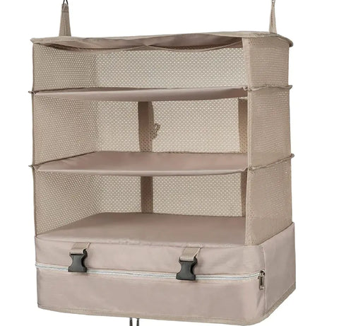 Outdoor Travel Storage Bag - Three-Layer Hanging Organizer