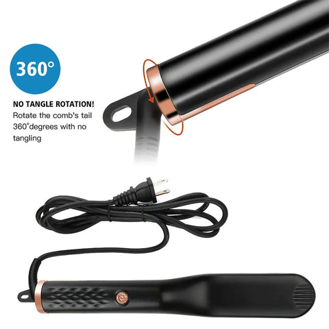 Professional Grooming Set - Straightening Brush and Beard Comb