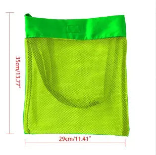 Summer Portable Mesh Beach Bag for Kids' Toys