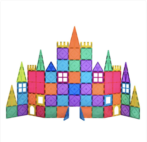 100pc Magnetic Windows Building Blocks - Educational and Creative Toy