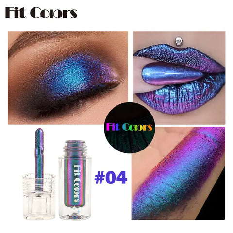 Aurora Long Lasting Multi Chrome Eyeshadow Pigments - Professional Quality