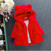Girl's Fur Coat for Autumn and Winter