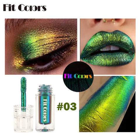 Aurora Long Lasting Multi Chrome Eyeshadow Pigments - Professional Quality