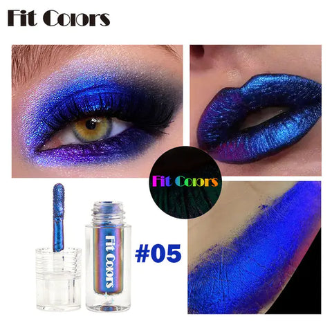 Aurora Long Lasting Multi Chrome Eyeshadow Pigments - Professional Quality