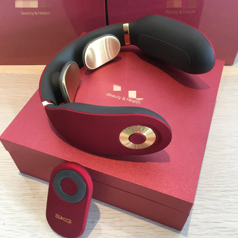 SKG4098 Red Premium Neck Massager - Ultimate Wellness Experience