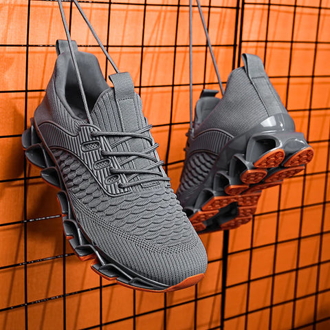 Breathable Blade Sole Men's Sneakers