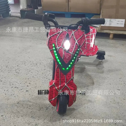 Mini Electric Drift Trike - Ultraman Style 6-Inch - Experience the Thrill of Adventure