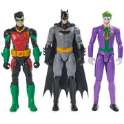 DC Comics Batman Team Up 3-Pack The Joker Robin 12-inch Figures Collectible Super Hero Kids Toys for Boys & Girls