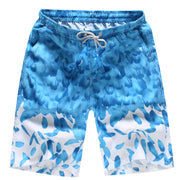 Quick-Drying Plus Size Men's Beach Pants (Five-Point)
