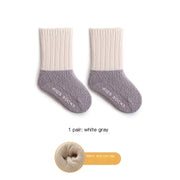 Thickened Fleece-Lined Cotton Socks for Baby (Autumn/Winter)
