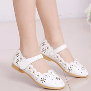 Flat Princess Shoes for Kids - Floral Design for Girls