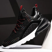Men's Breathable Flyknit Cushion Running Shoes