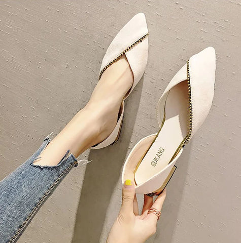 Pointed Shoes, Loafers, and Flat Shoes