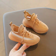 Boys' Soft Bottom Mesh Running Sneakers - Kids' Sports Shoes