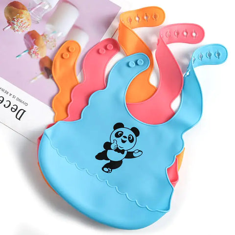 Food Grade Silicone Baby Bib with Saliva Pocket - Ultimate Parenting Convenience