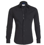 Men’s Zipper Lapel Shirt with Button Detail