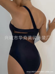2023 Stylish One-Shoulder Backless Swimsuit