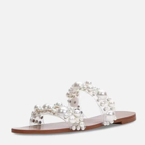 Plus Size Women’s Slippers with Sandal Design