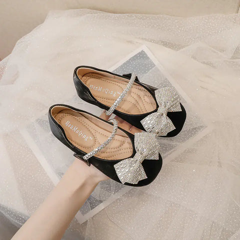 Girls' Mary Jane Glitter Princess Shoes for Kids