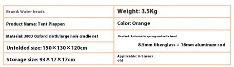 Safe & Portable Foldable Baby Playpen - Ultimate Convenience for Parents