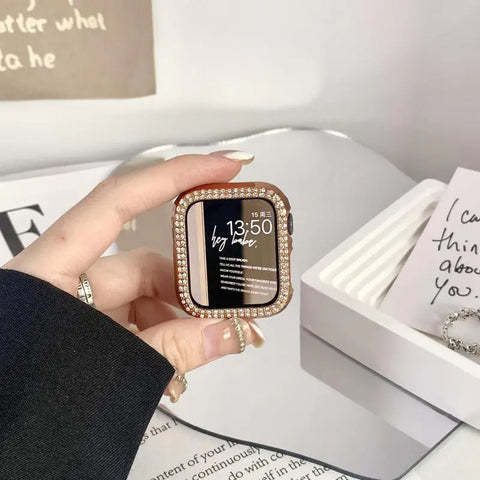 Apple Watch Case with Double Row Diamonds (iWatch SE)