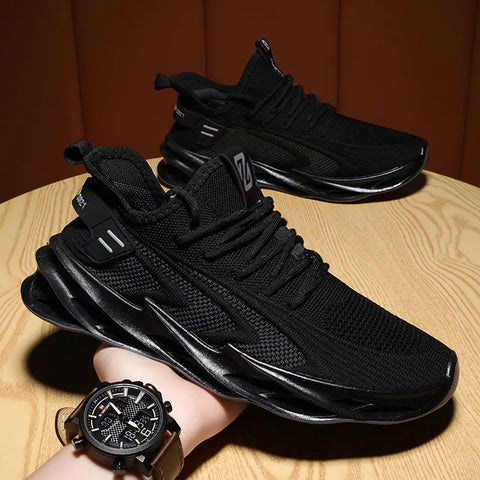 Trendy Breathable Flyknit Men’s Running Shoes
