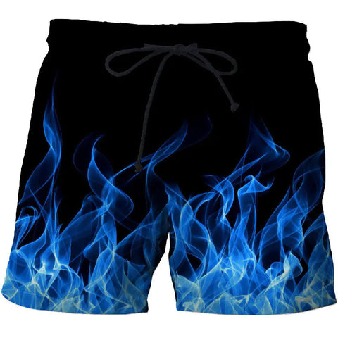 3D Digital Print Sports Swim Shorts for Men and Women