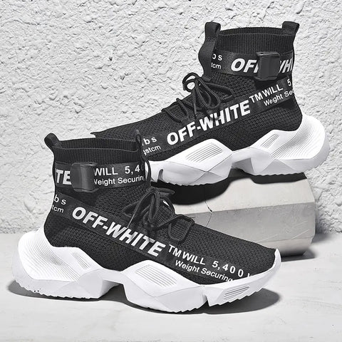 2020 Men’s Breathable Casual Sneakers with Thick Sole