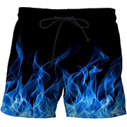 3D Digital Print Sports Swim Shorts for Men and Women