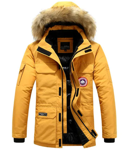 Men's Winter Quilted Jacket - Superior Insulation & Style