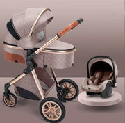Stylish High View Stroller - Lightweight Folding Design