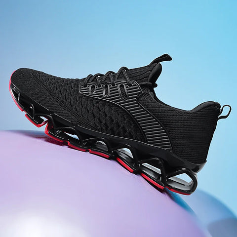 Breathable Blade Sole Men's Sneakers