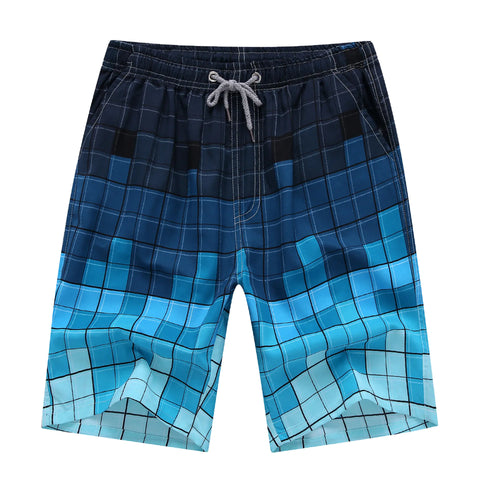 Quick-Drying Plus Size Men's Beach Pants (Five-Point)
