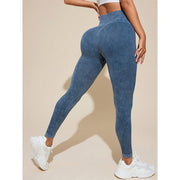 Nude Feel High Waist Hip Lifting And Belly Contracting Fitness Seamless Sports Pants