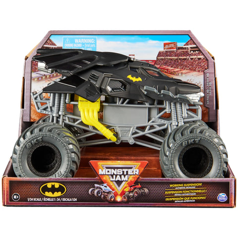 Monster Jam Official Batman Monster Truck Collector Die-Cast Vehicle 1:24 Scale Kids Toys for Boys Ages 3 and up